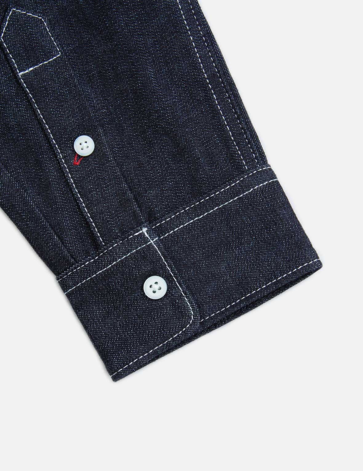 Komainu Framed Graphic Print Denim Shirt - 13