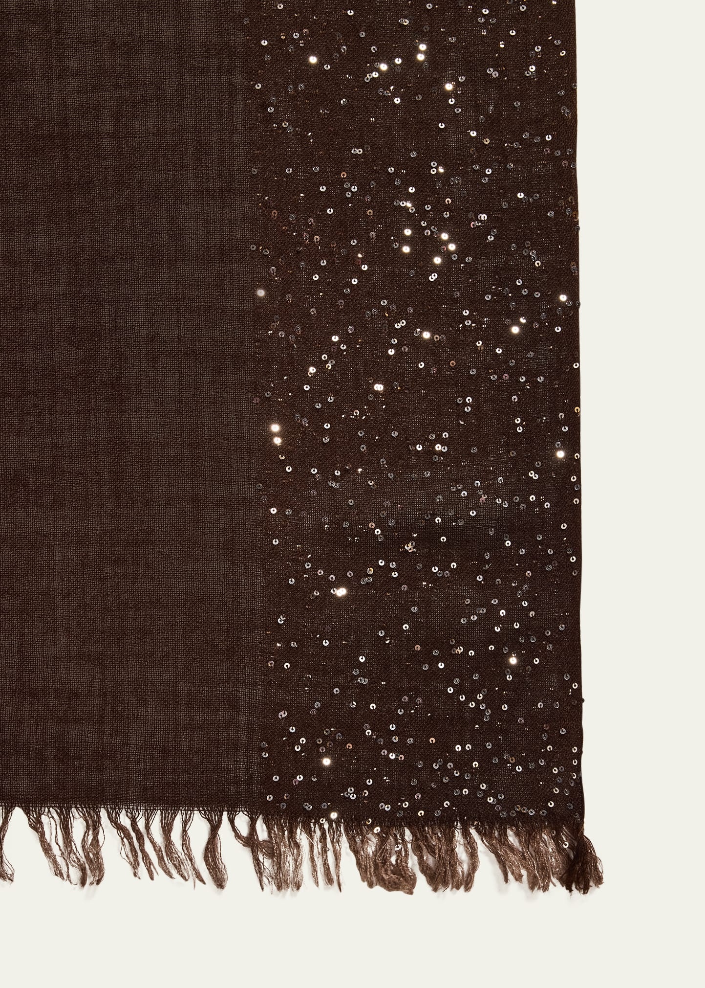 Dania Sequined Ombre Wool-Silk Scarf - 4
