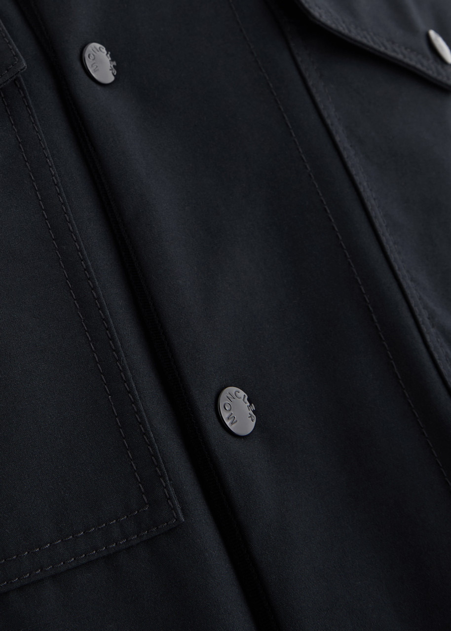 Moncler Men's Promontoire Reversible Woven Navy Shell Jacket - 5