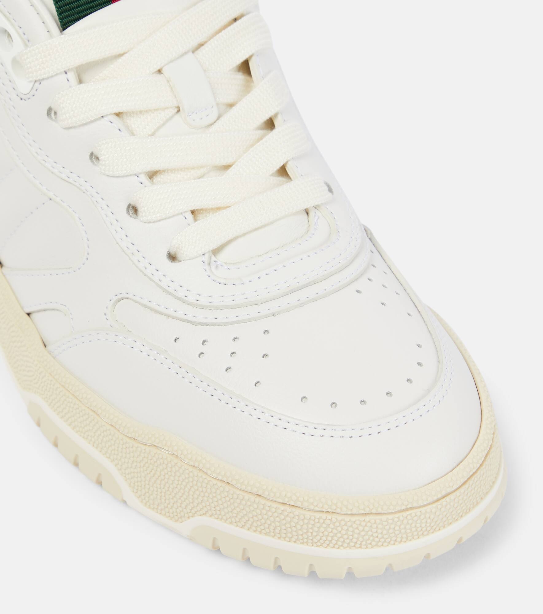 GG Re-Web leather sneakers - 5