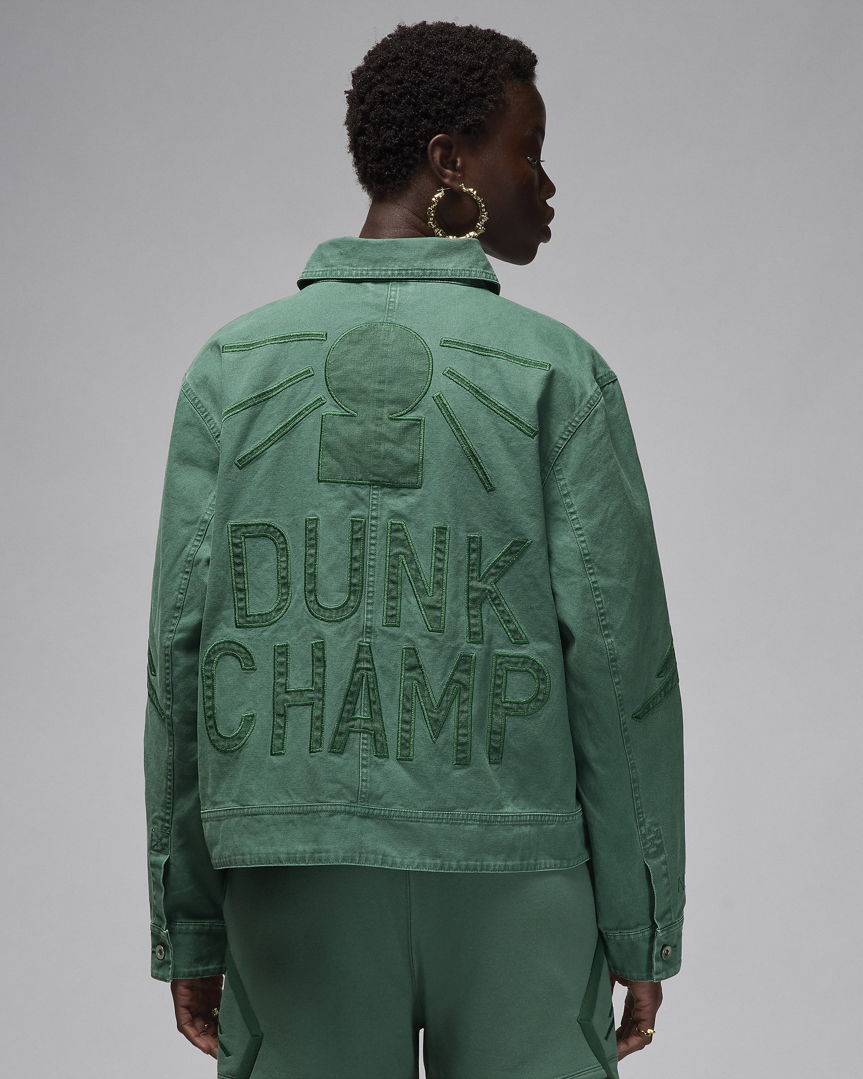 Jordan x Nina Chanel Abney Canvas Jacket - 2
