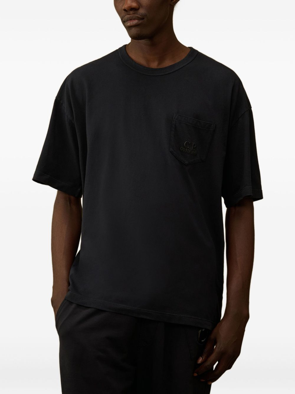 pocket-embroidered T-shirt - 3