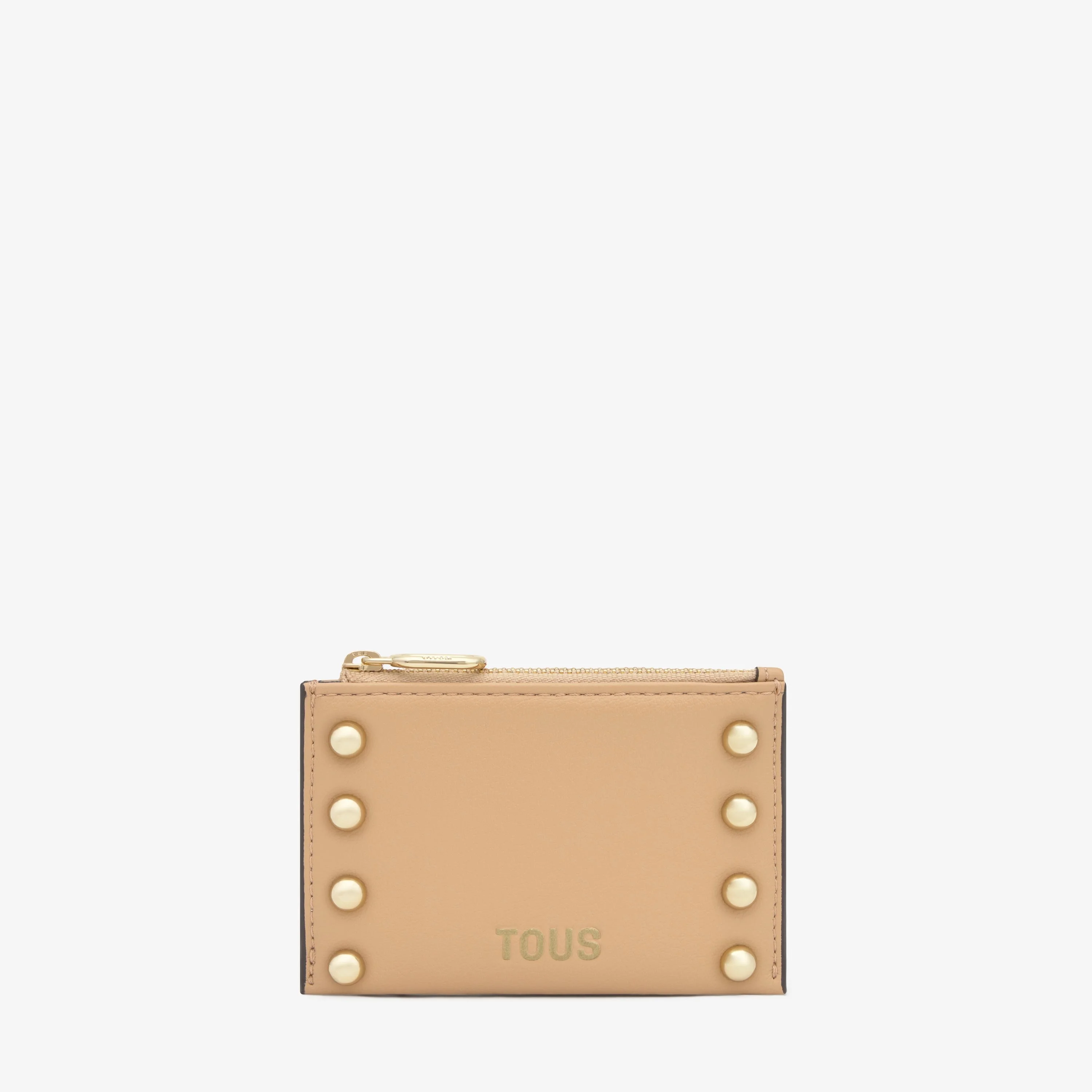 Sand-colored Cardholder-change purse TOUS Jewelry Studs - 1