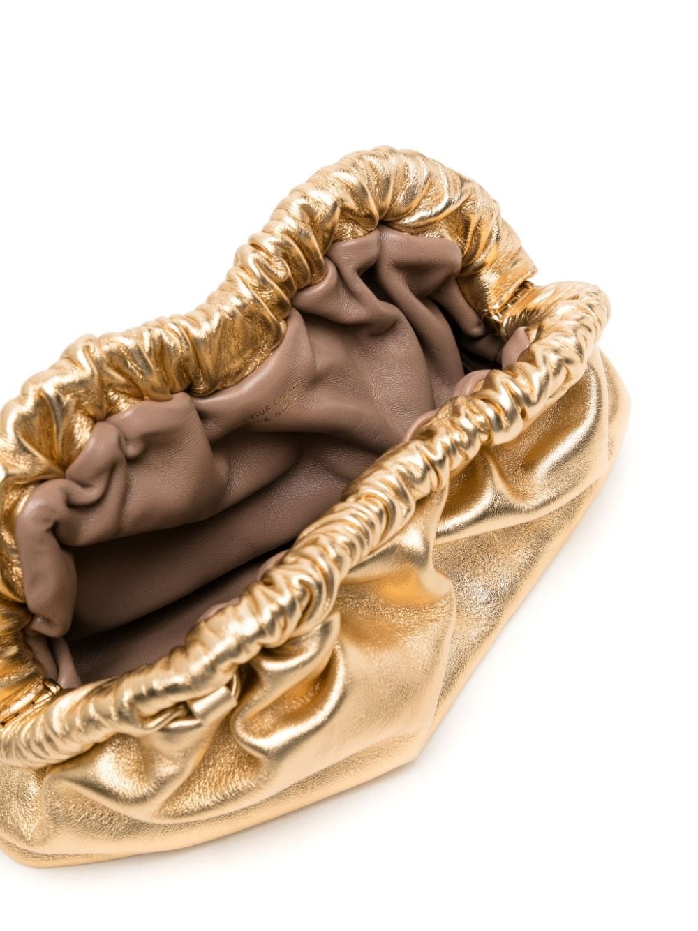 mini Cloud metallic-finish clutch - 4