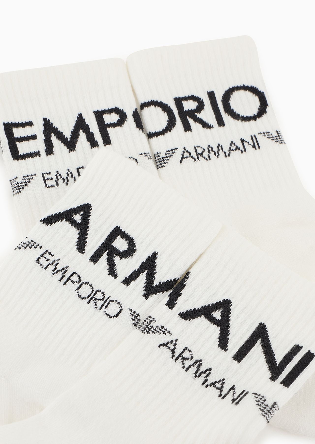 Two-pack of terry socks with athletic jacquard logo - 2