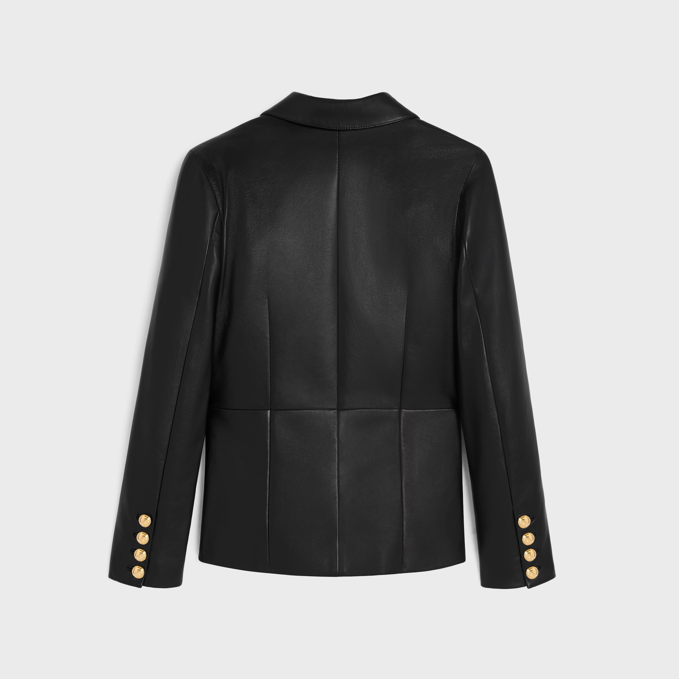 tailored jacket in soft lambskin - 2