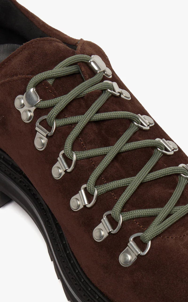 G.H. BASS MASON HIKER LO SUEDE CHOCOLATE SUEDE 6