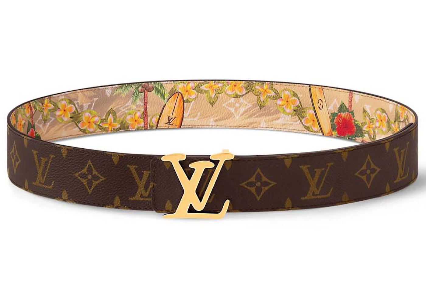 Louis Vuitton LV Tag 40mm Reversible Belt Sand - 3