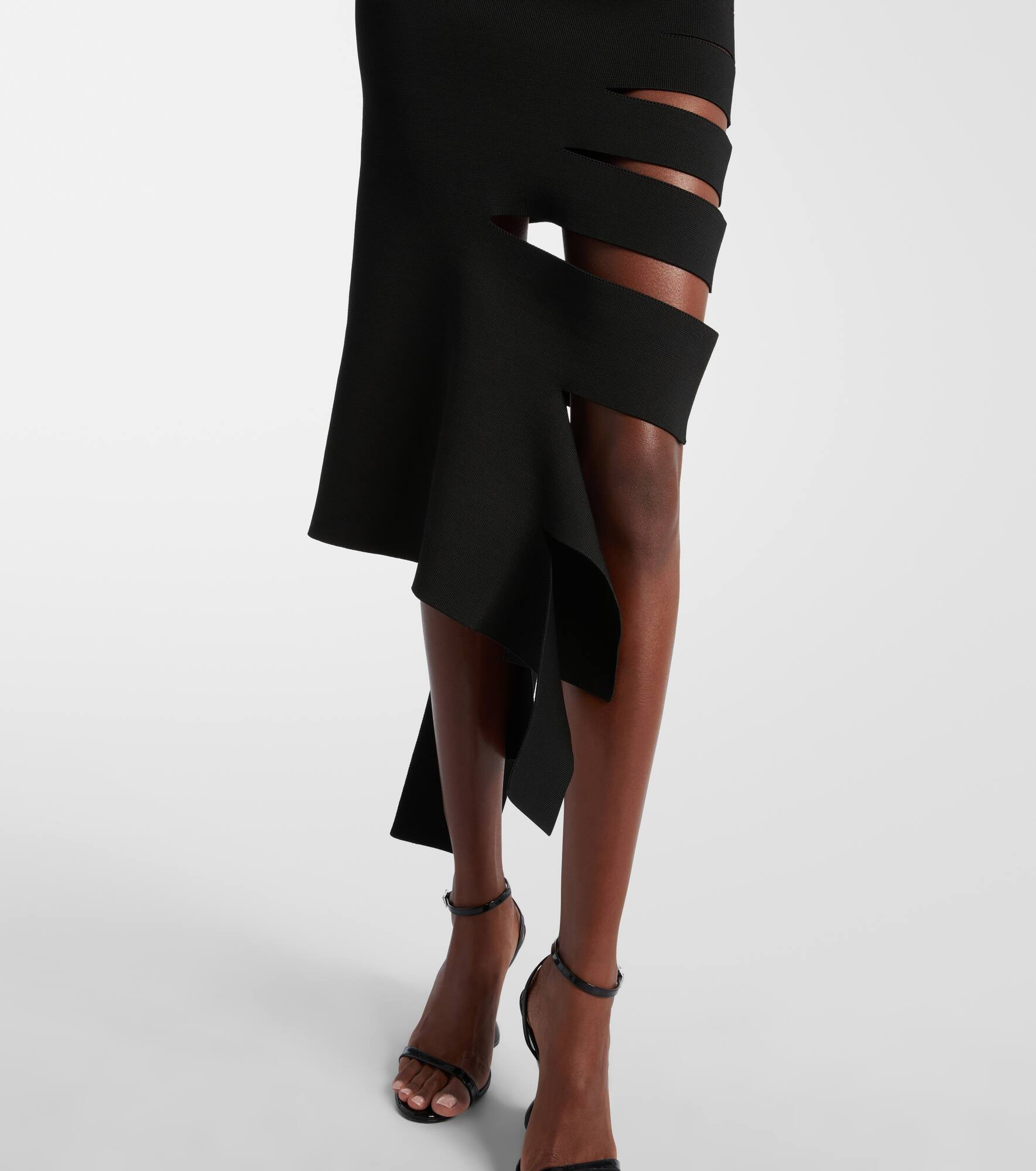 Cut-out midi skirt - 4