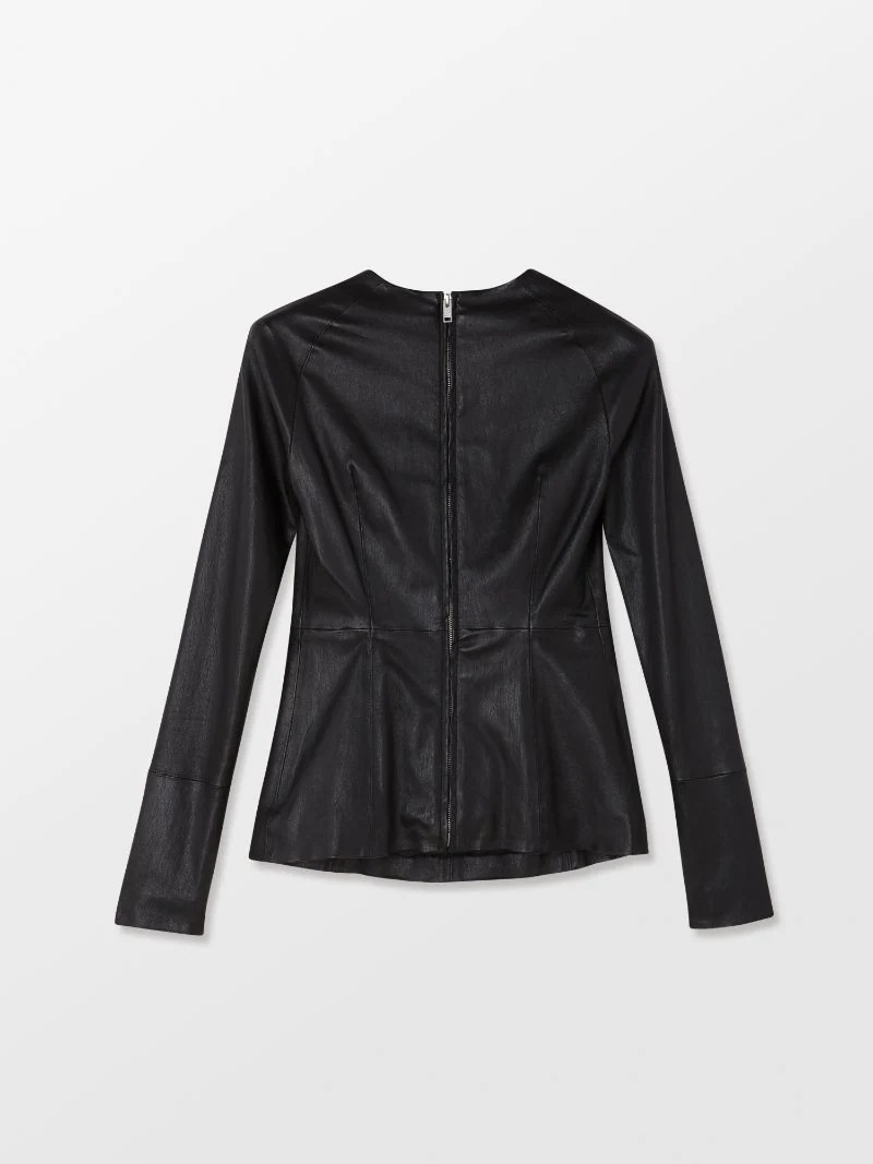 STRETCH LEATHER TOP - 10