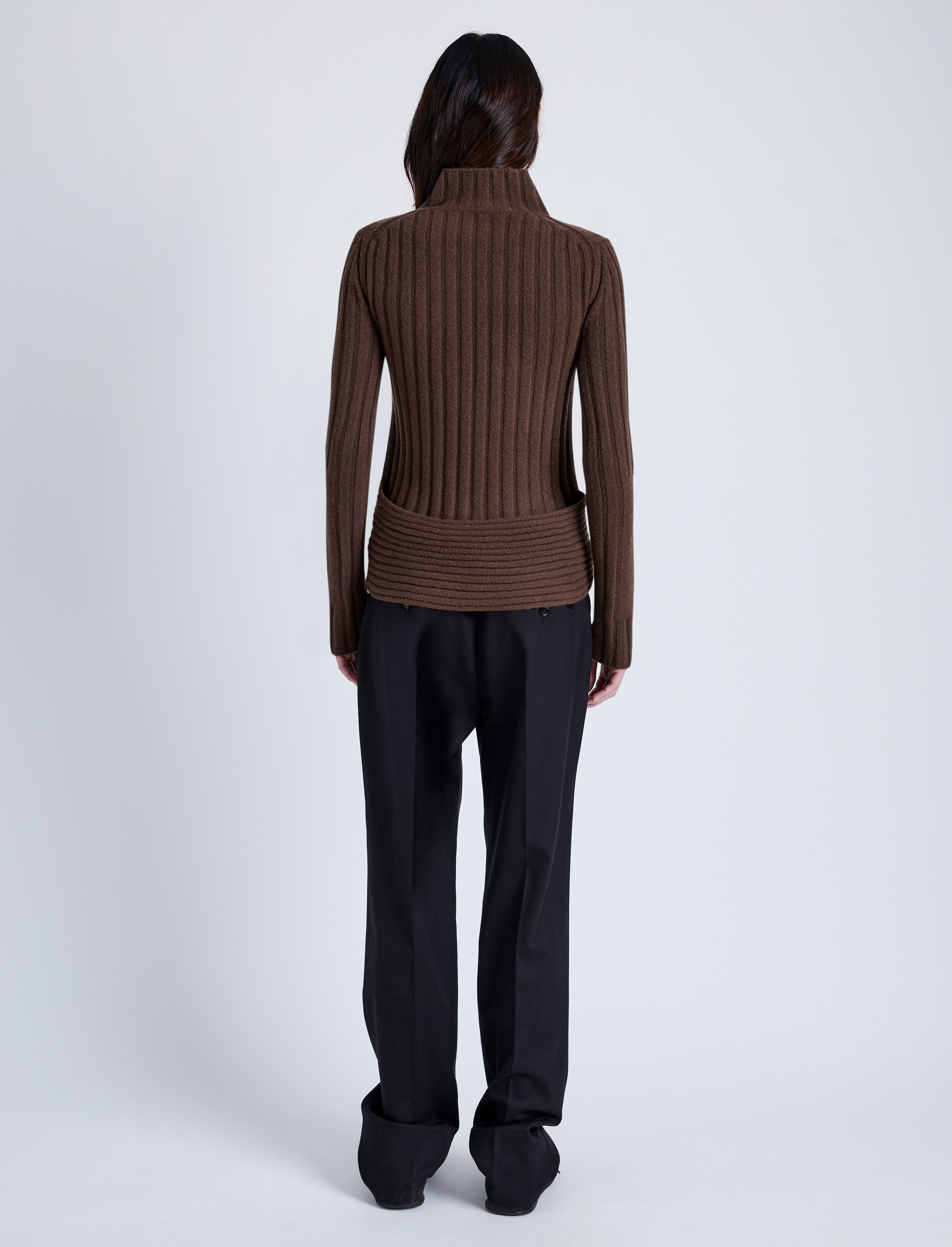 Haven Sweater in Midweight Cashmere Rib - 5