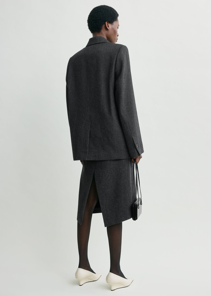 Twill suit jacket charcoal 4