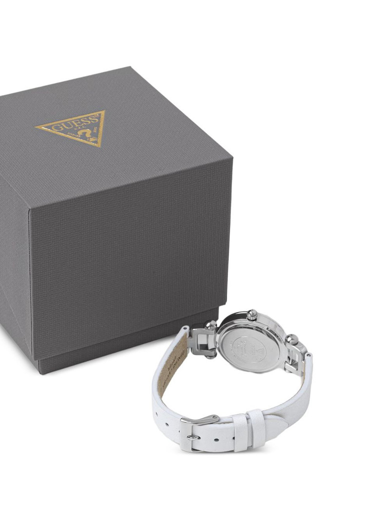 Ginger white silver tone analog watch 3