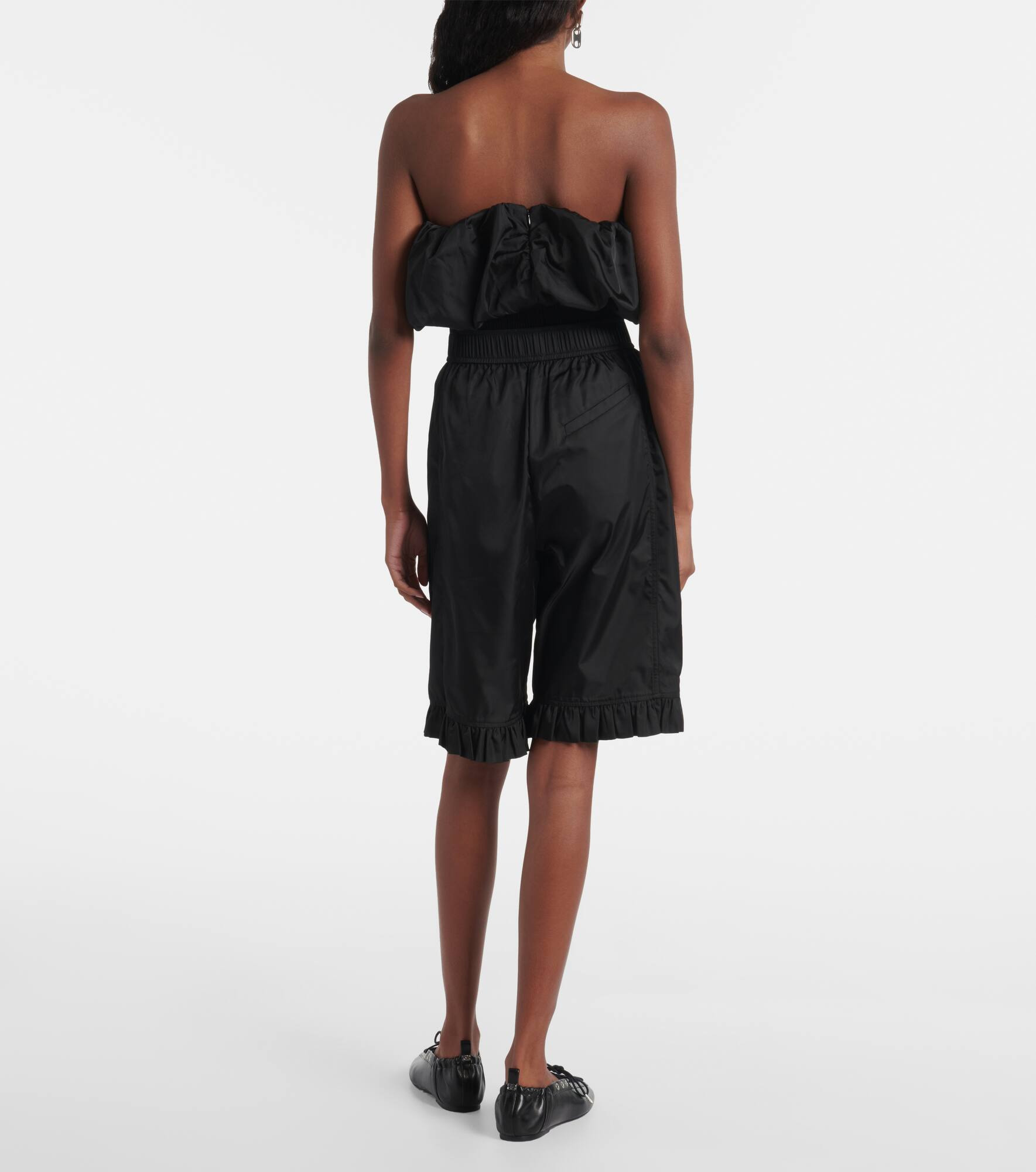 Ruffled cargo shorts - 3