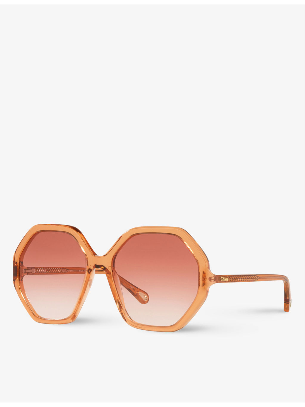 CH0008S acetate geometric-frame sunglasses - 5
