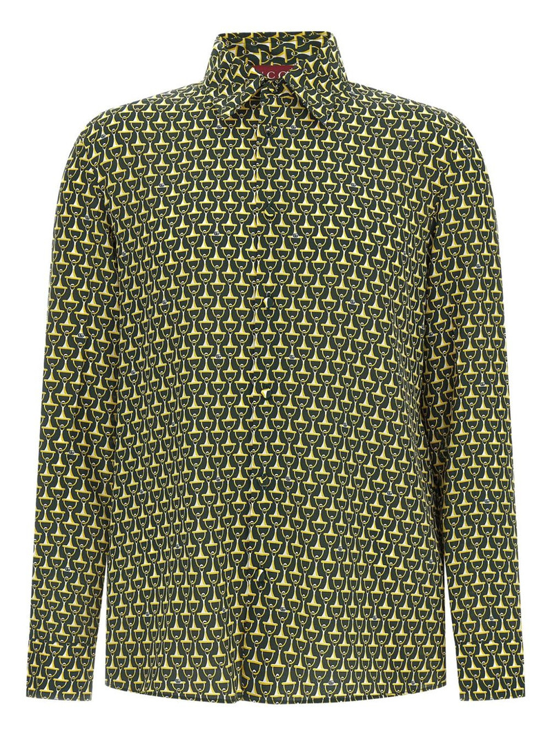 Horsebit-print shirt 1