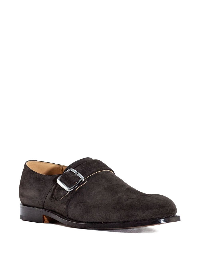 Church's single-buckle suede monk shoes outlook