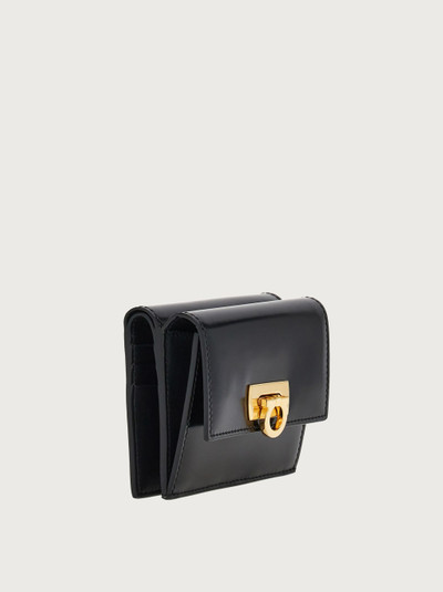 FERRAGAMO Compact wallet with Gancini clasp outlook