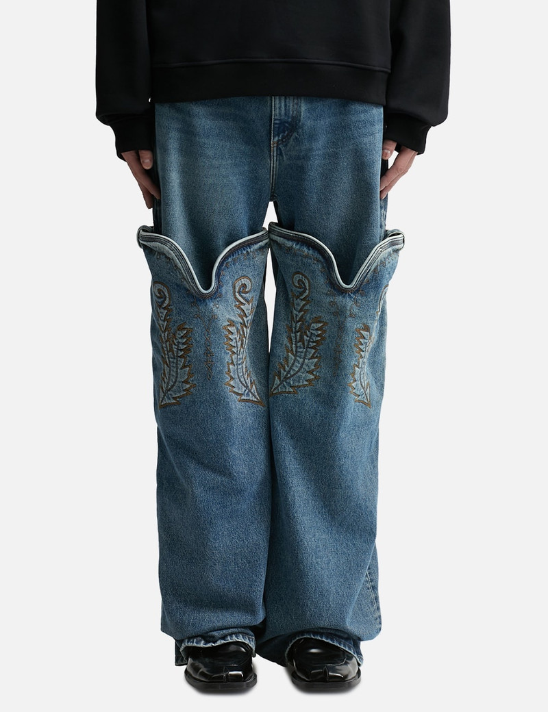Y/Project EVERGREEN MAXI COWBOY CUFF JEANS outlook
