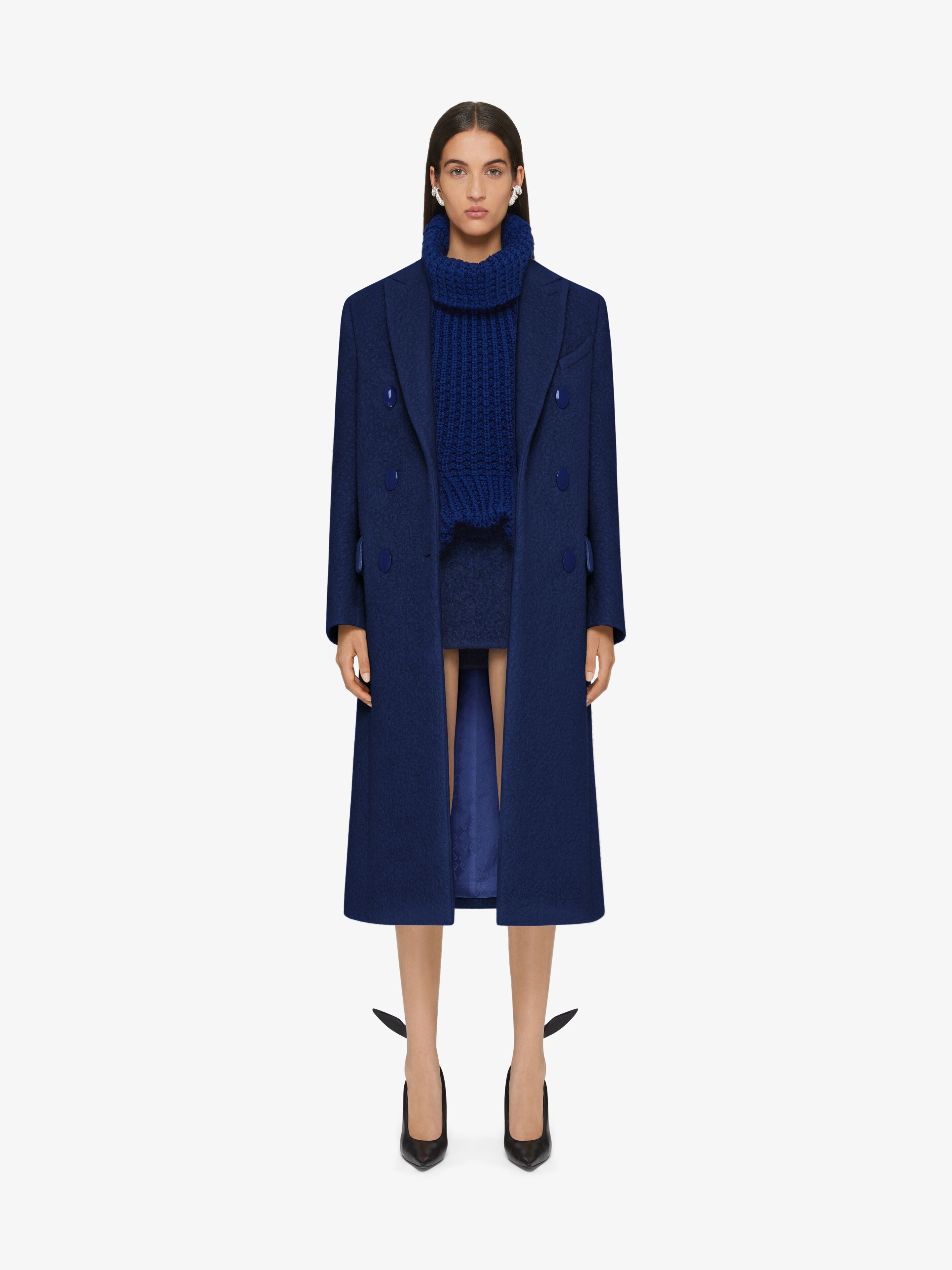 COAT IN ALPACA BOUCLETTE WOOL - 2