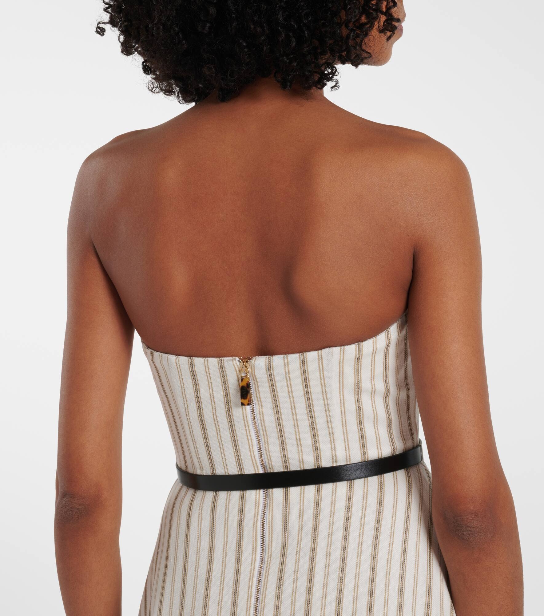 Fervida cotton and linen midi dress - 6