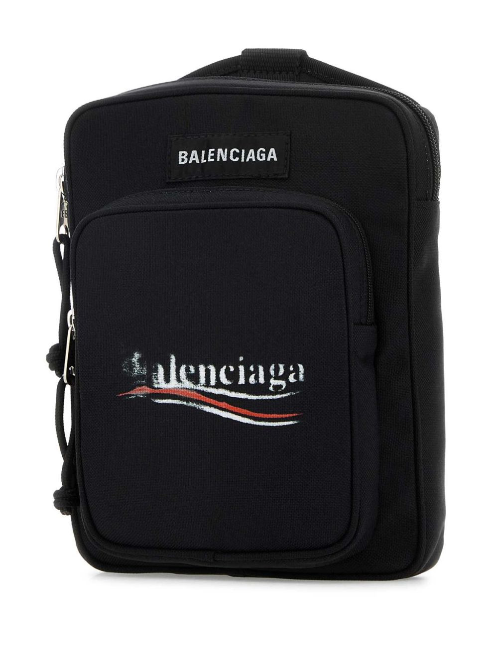 Explorer logo-print messenger bag - 3