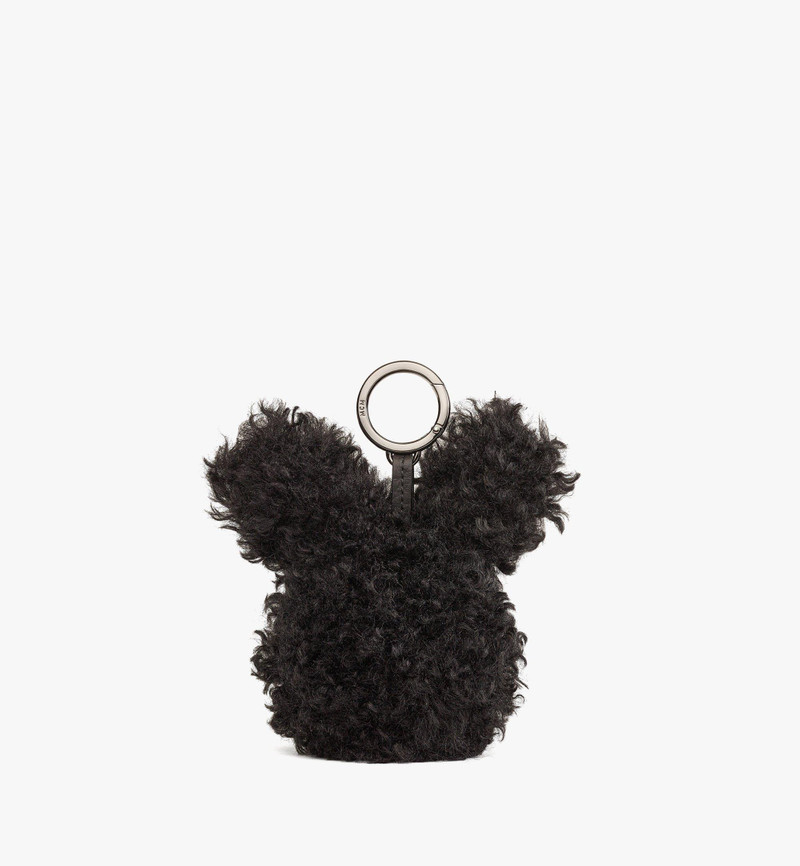MCM Park Rabbit Charm in Faux Fur 1