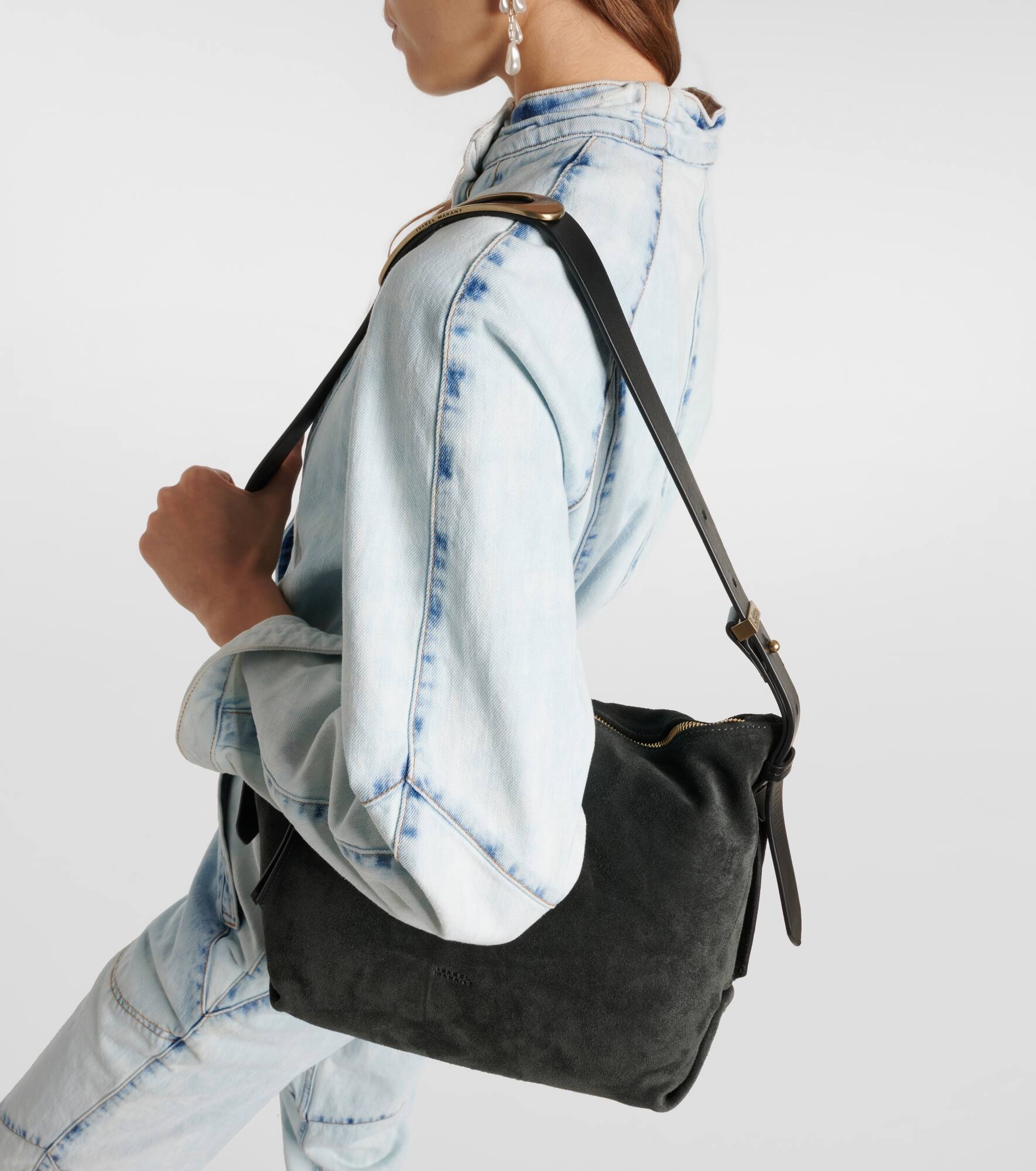 Leyden suede shoulder bag - 2