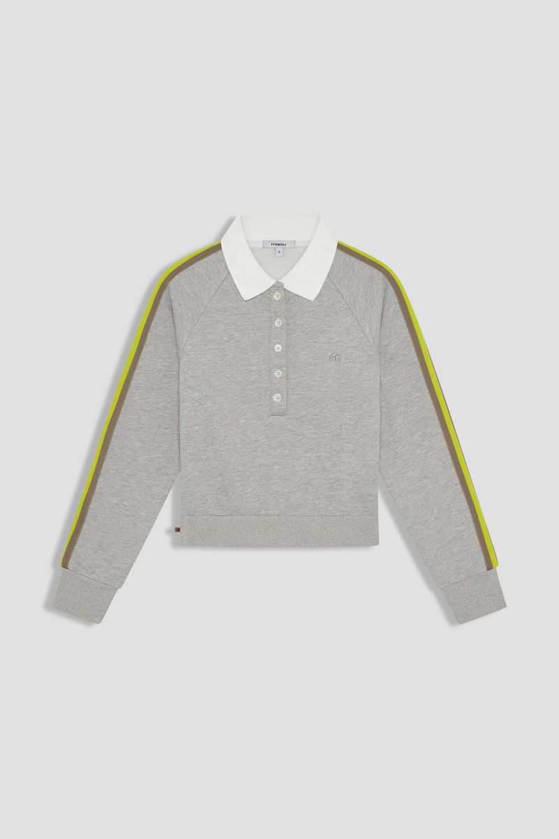 miaou DREW BUTTON UP - GREY outlook