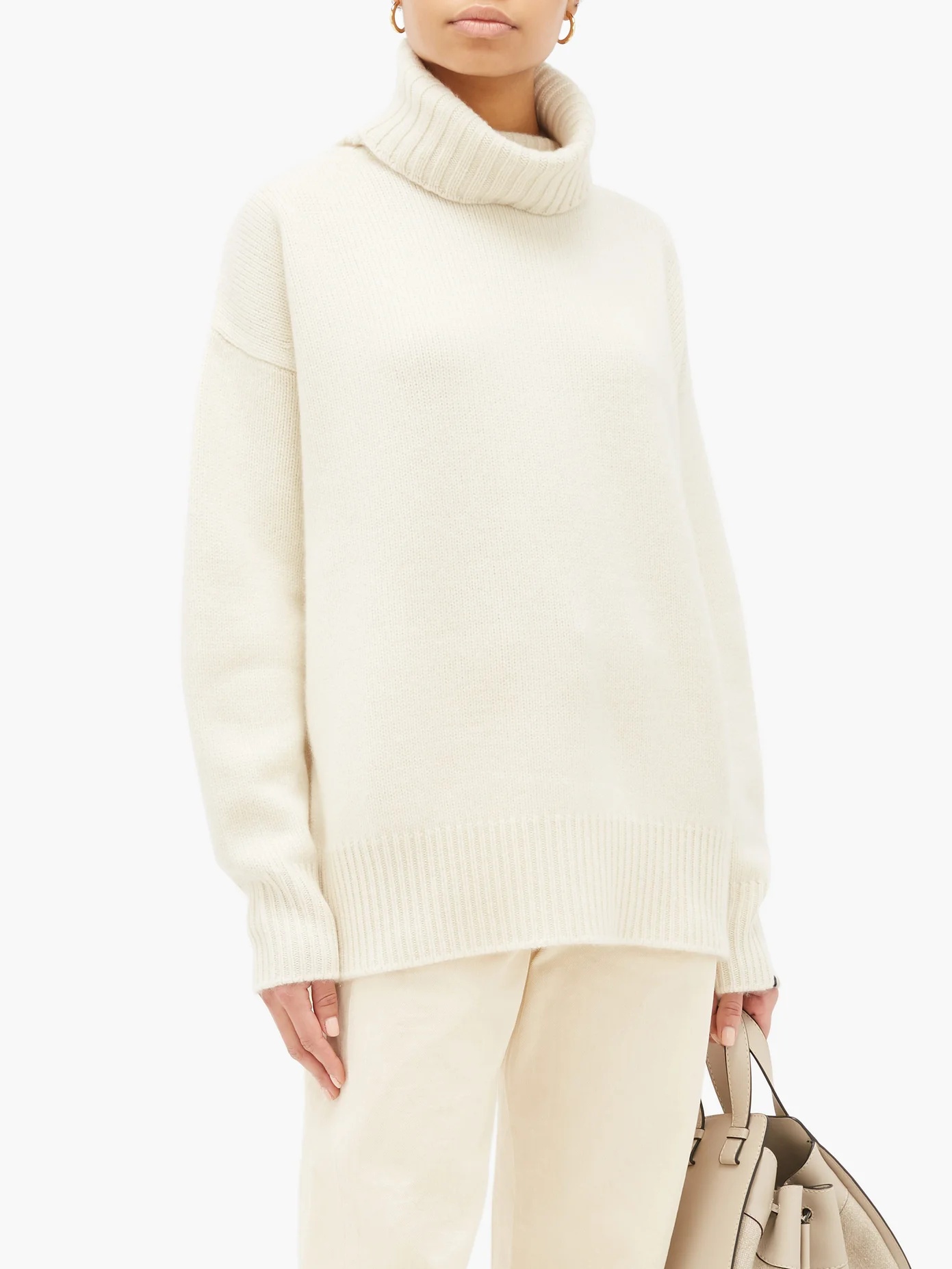 No. 20 Oversize Xtra stretch-cashmere sweater - 6