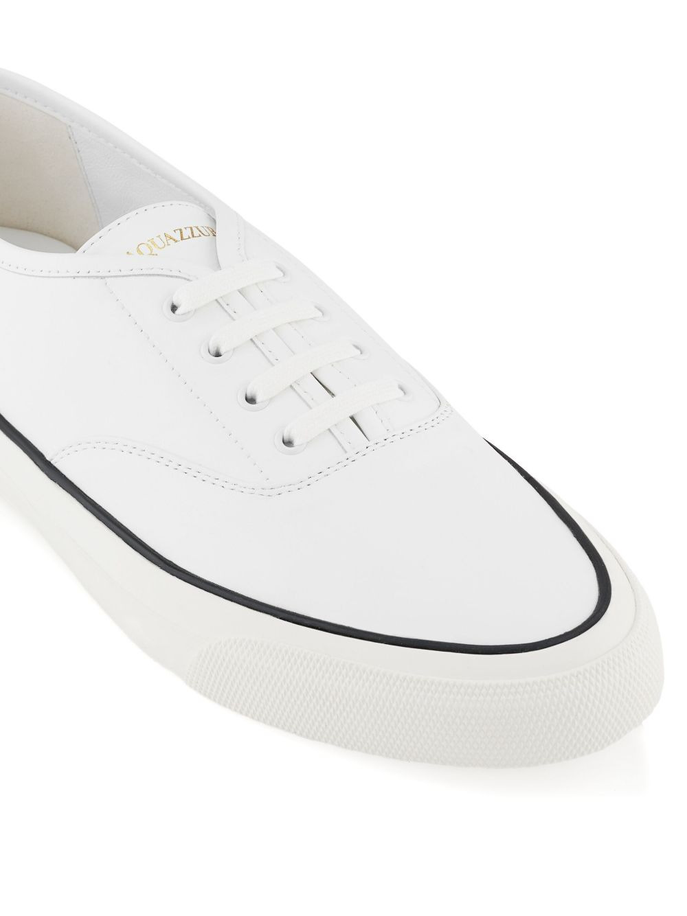 lace-up leather sneakers - 4