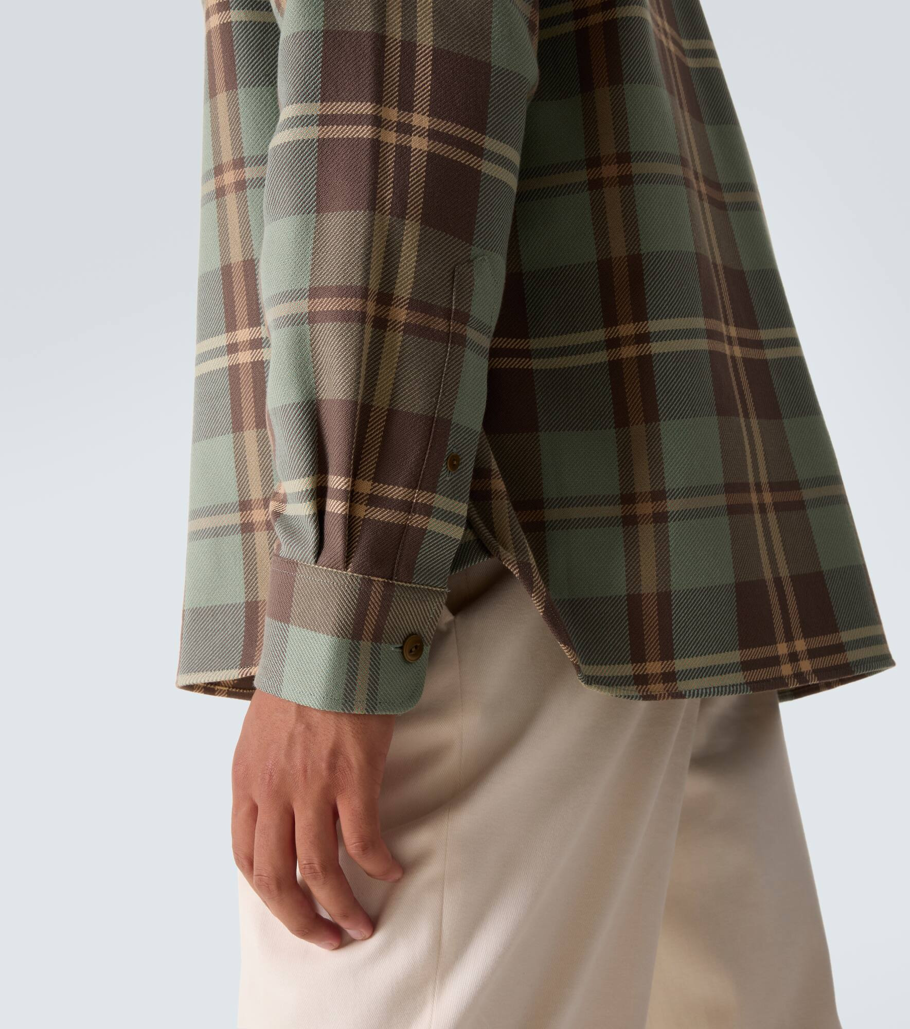 Checked cotton shirt - 6