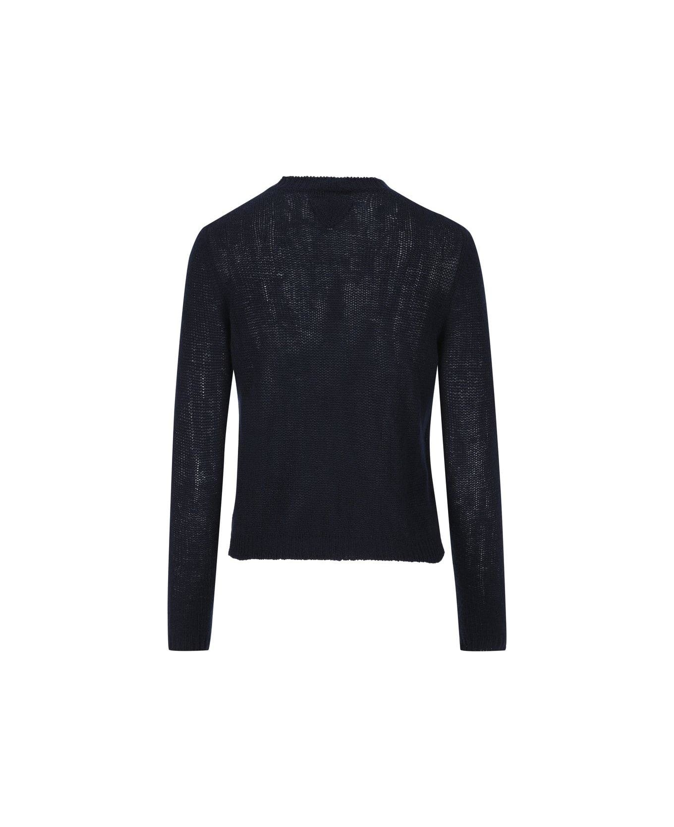 Crewneck Knitted Jumper - 2