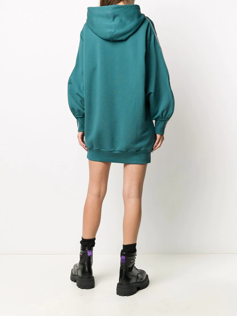 D-Berrel zipped hoodie dress - 4