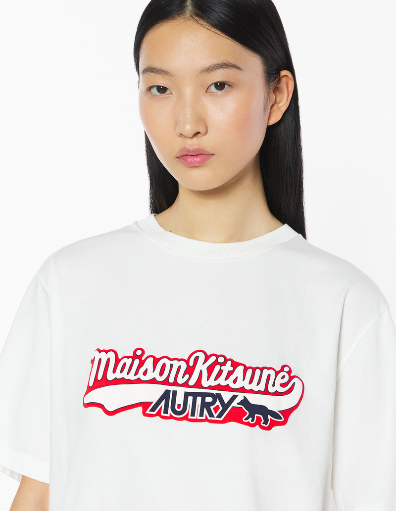 MAISON KITSUNE x AUTRY VARSITY TEE-SHIRT 7