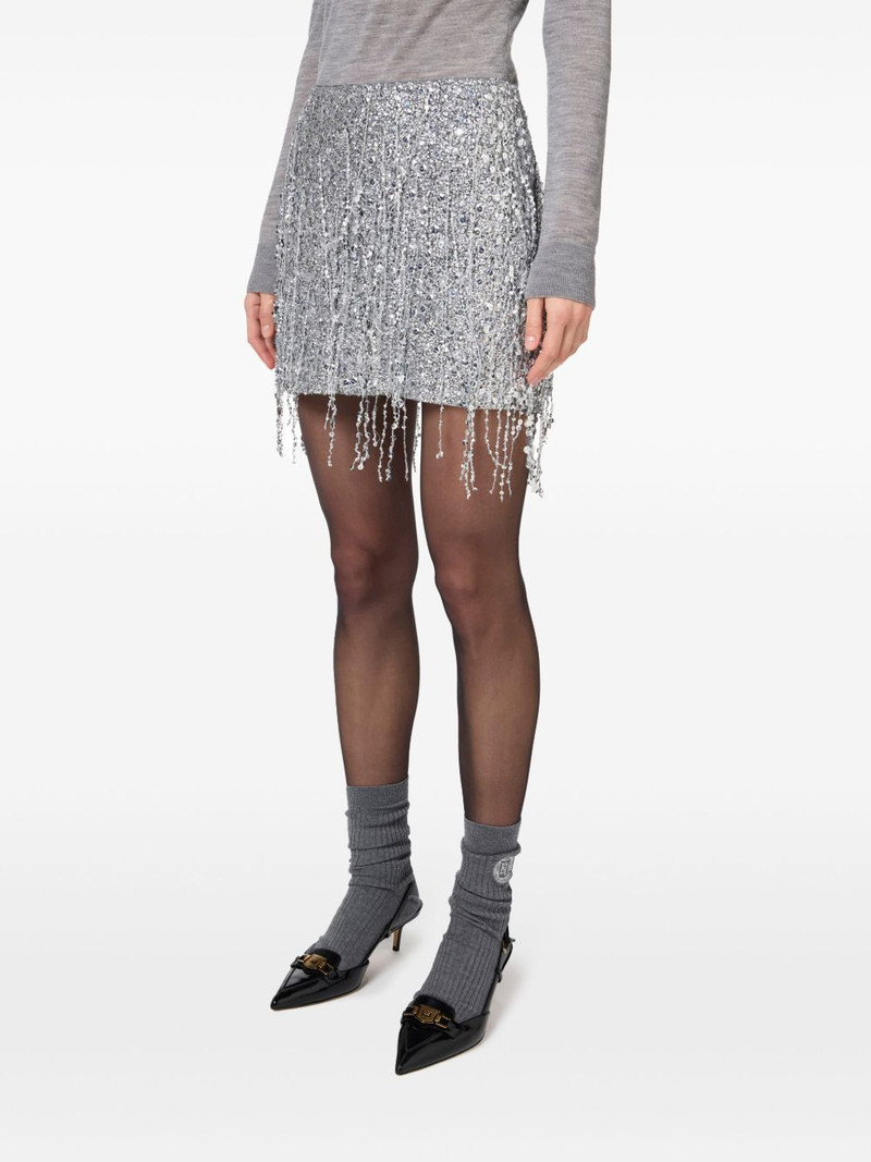 sequin-embellished mini skirt 3