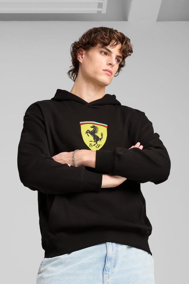 PUMA Scuderia Ferrari Race Big Shield Men's Hoodie outlook