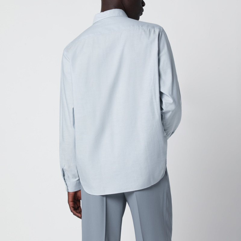 Light Blue Cotton Blend Shirt 3