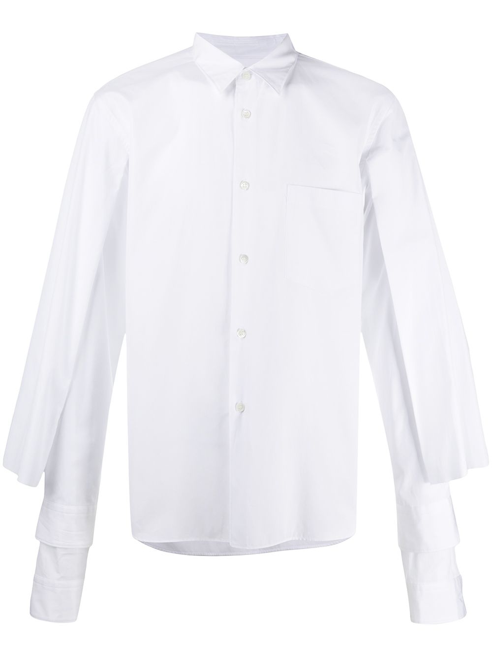 long-sleeve cotton shirt - 1