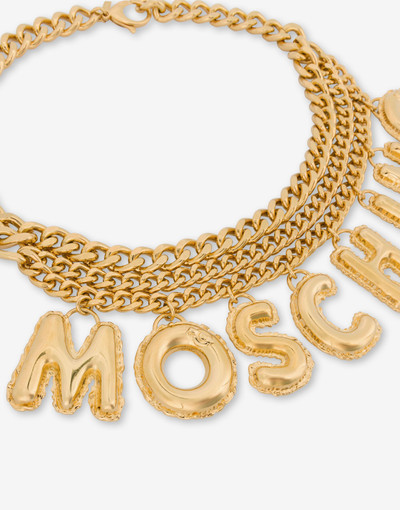 Moschino INFLATABLE LETTERING CHAIN BELT outlook
