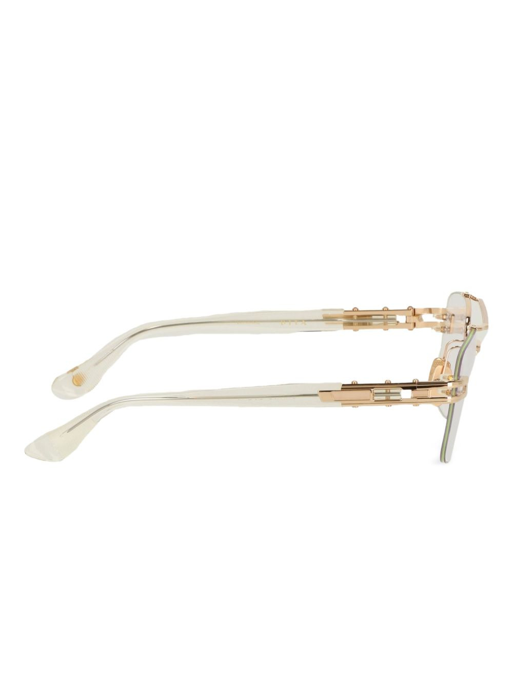 gold-accent glasses - 3