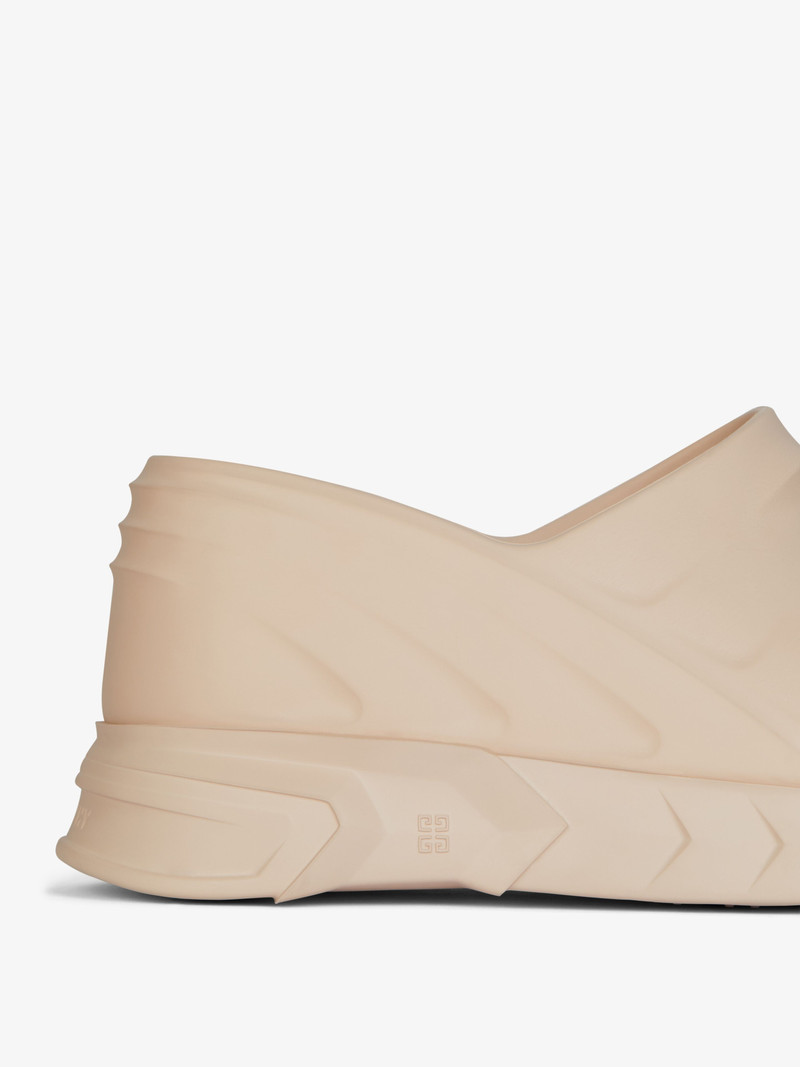 MARSHMALLOW WEDGE SANDALS IN RUBBER 6