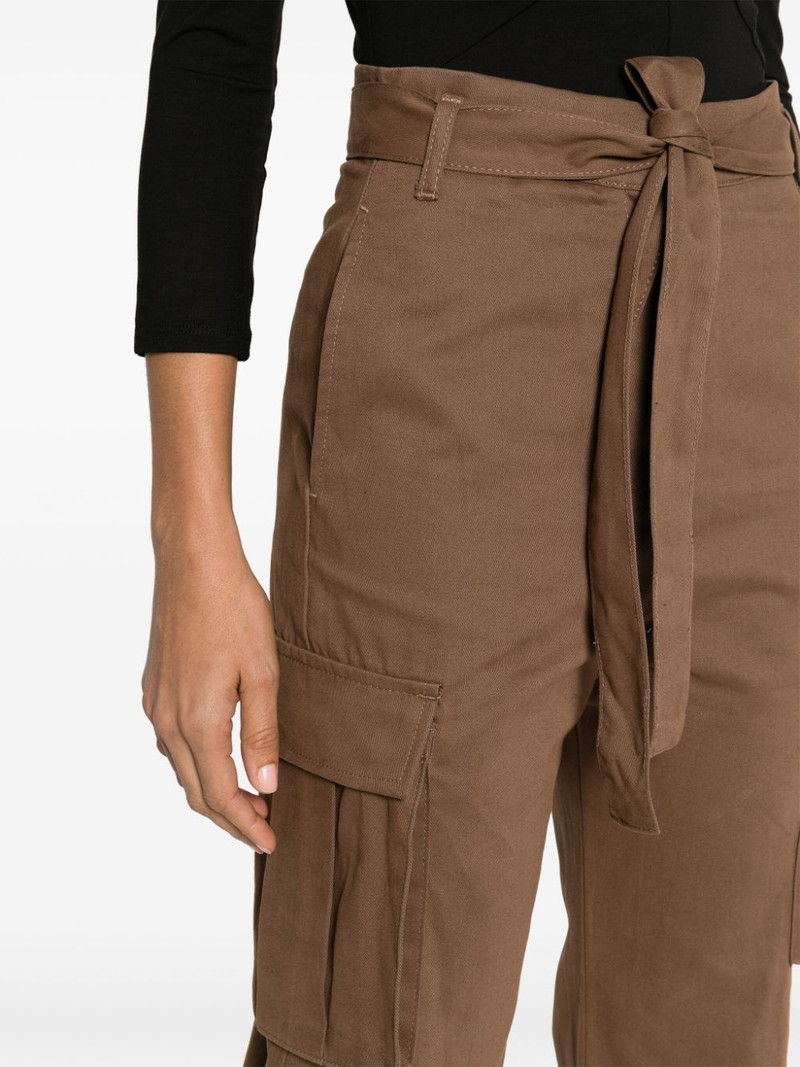 belted straight-leg trousers 5