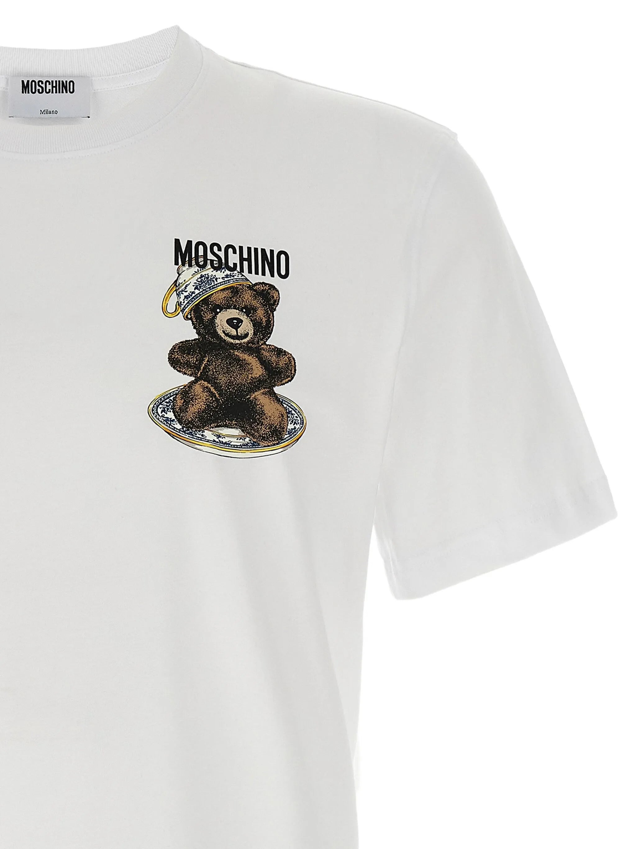 Moschino Teddy Bear-print Crewneck T-shirt - 4