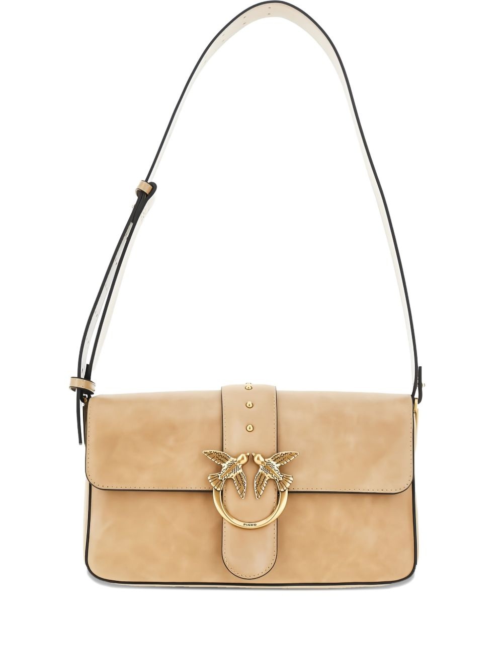 Love-Birds-motif shoulder bag - 1