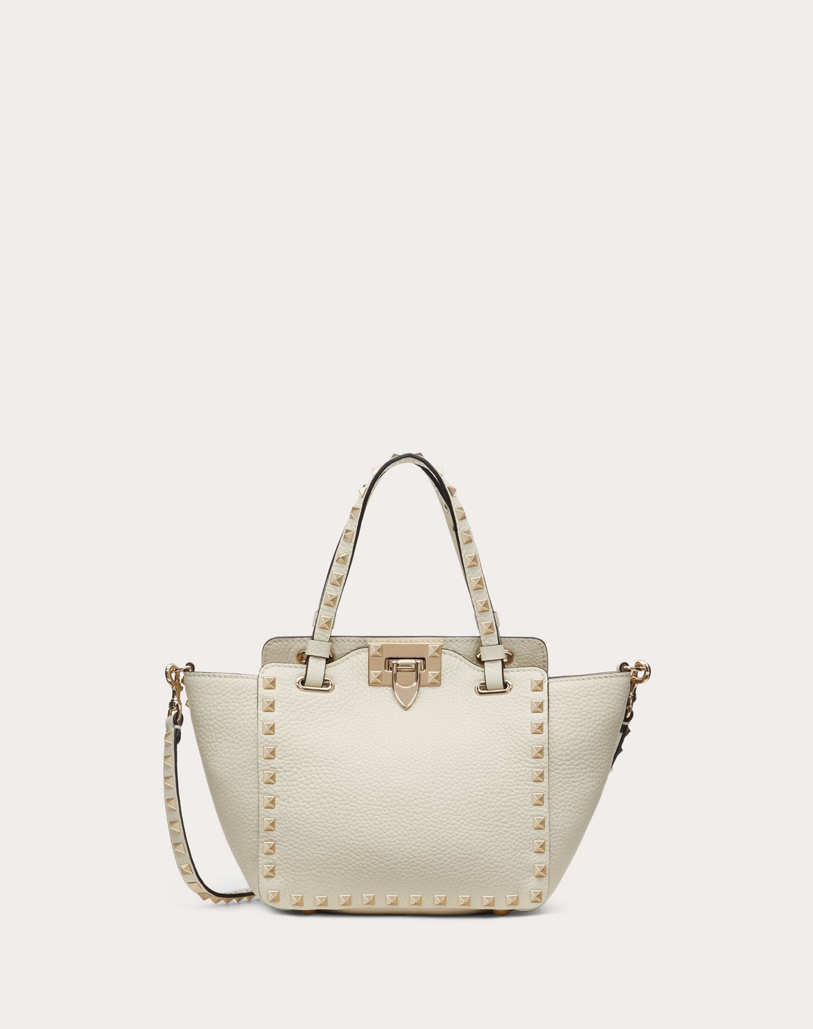 Mini Rockstud Grainy Calfskin Bag - 1