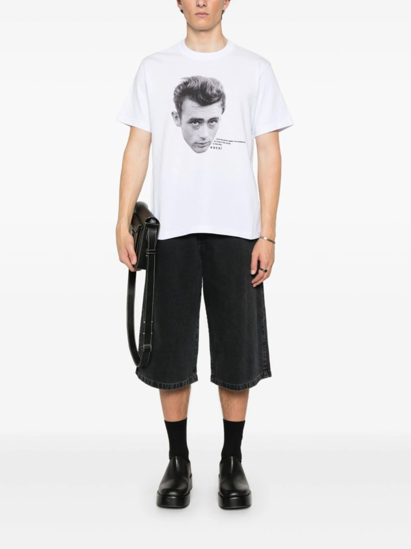 sacai graphic-print T-shirt outlook