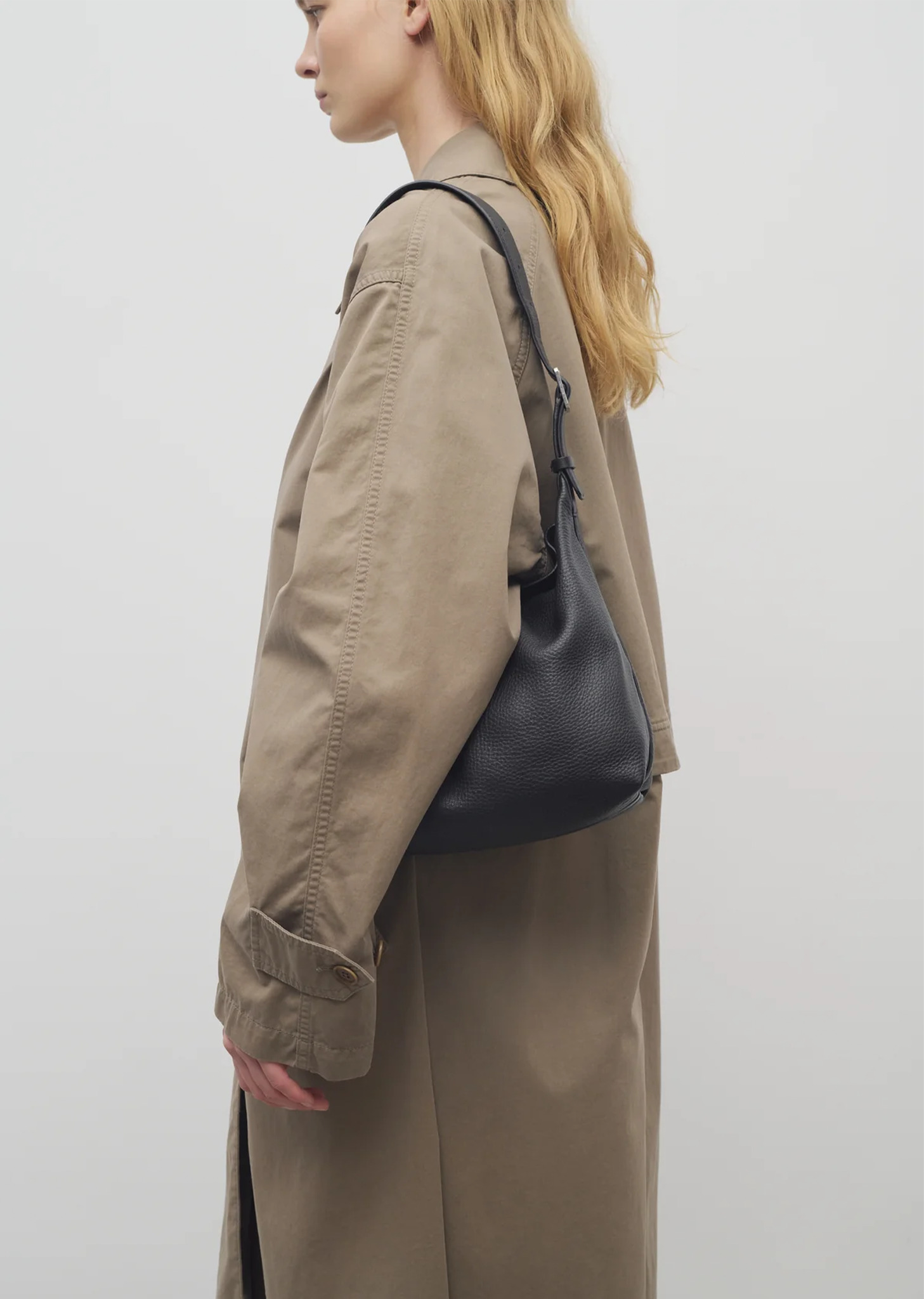Isa Leather Bag — Black - 5