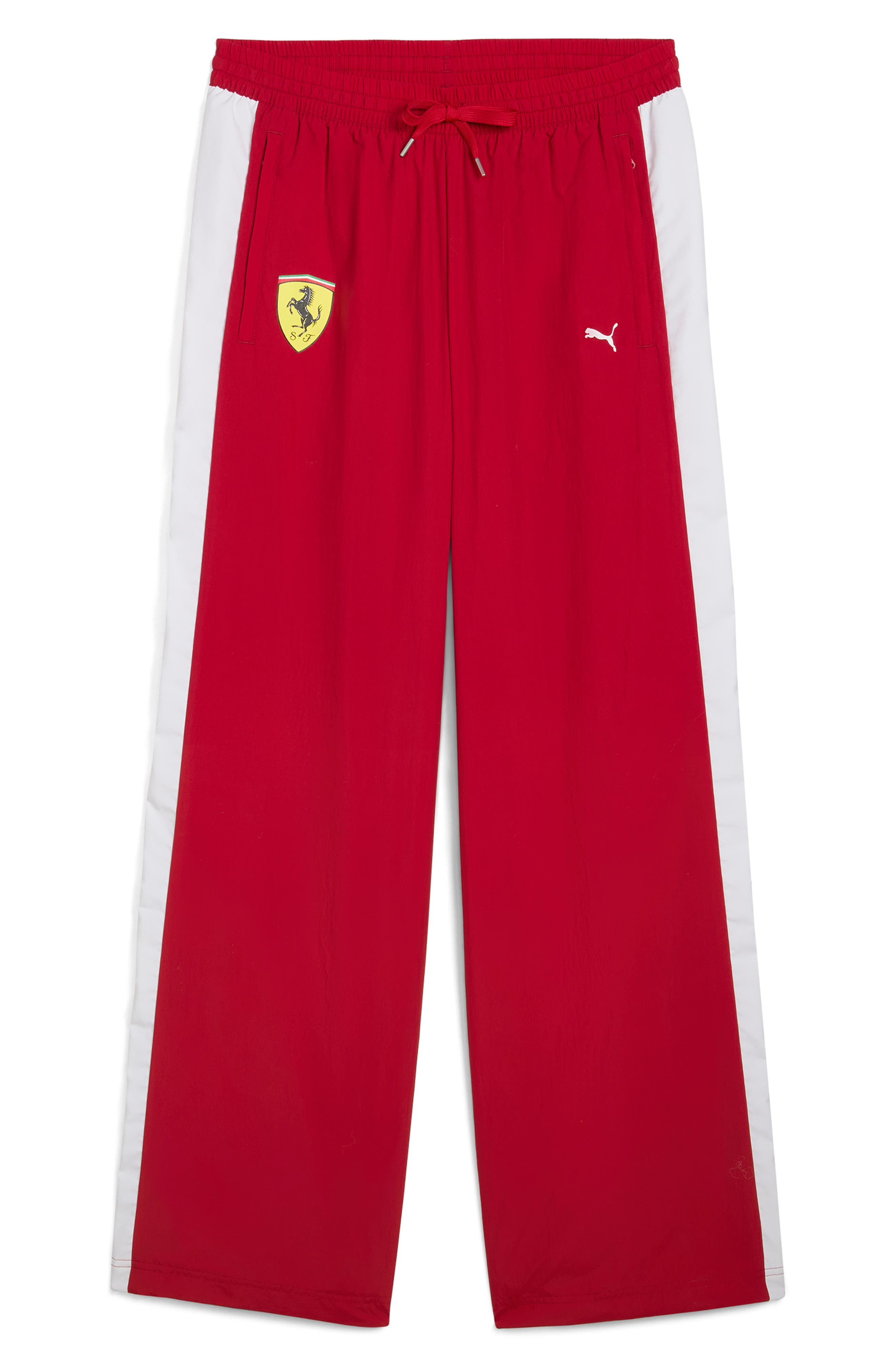 PUMA x Scuderia Ferrari T7 Track Pants in Dark Cherry at Nordstrom - 4
