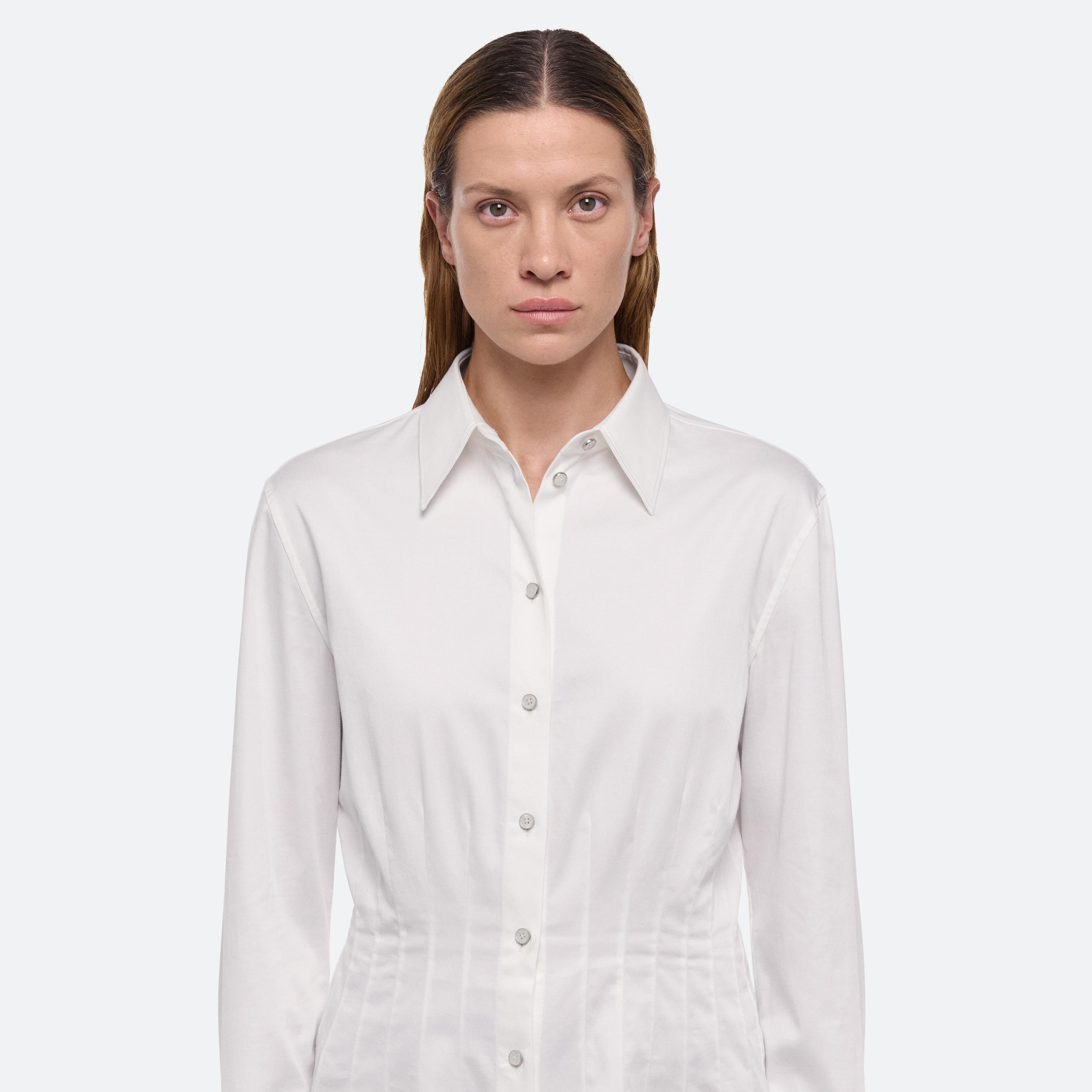 WAISTED DART SHIRT - 6